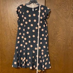 Drop Waist Polkadot Dress